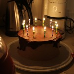 Triple Layer Chocolate Cake with Espresso Buttercream Frosting and Coffee Chocolate Ganache