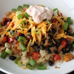 Butternut Squash & Black Bean Burrito Bowls