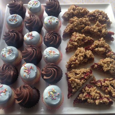 26. Strawberry Oat Crumble Bars