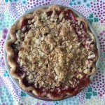 Strawberry Rhubarb Crumb Pie
