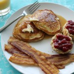 Banana Bourbon Pancakes {Planet Byn}