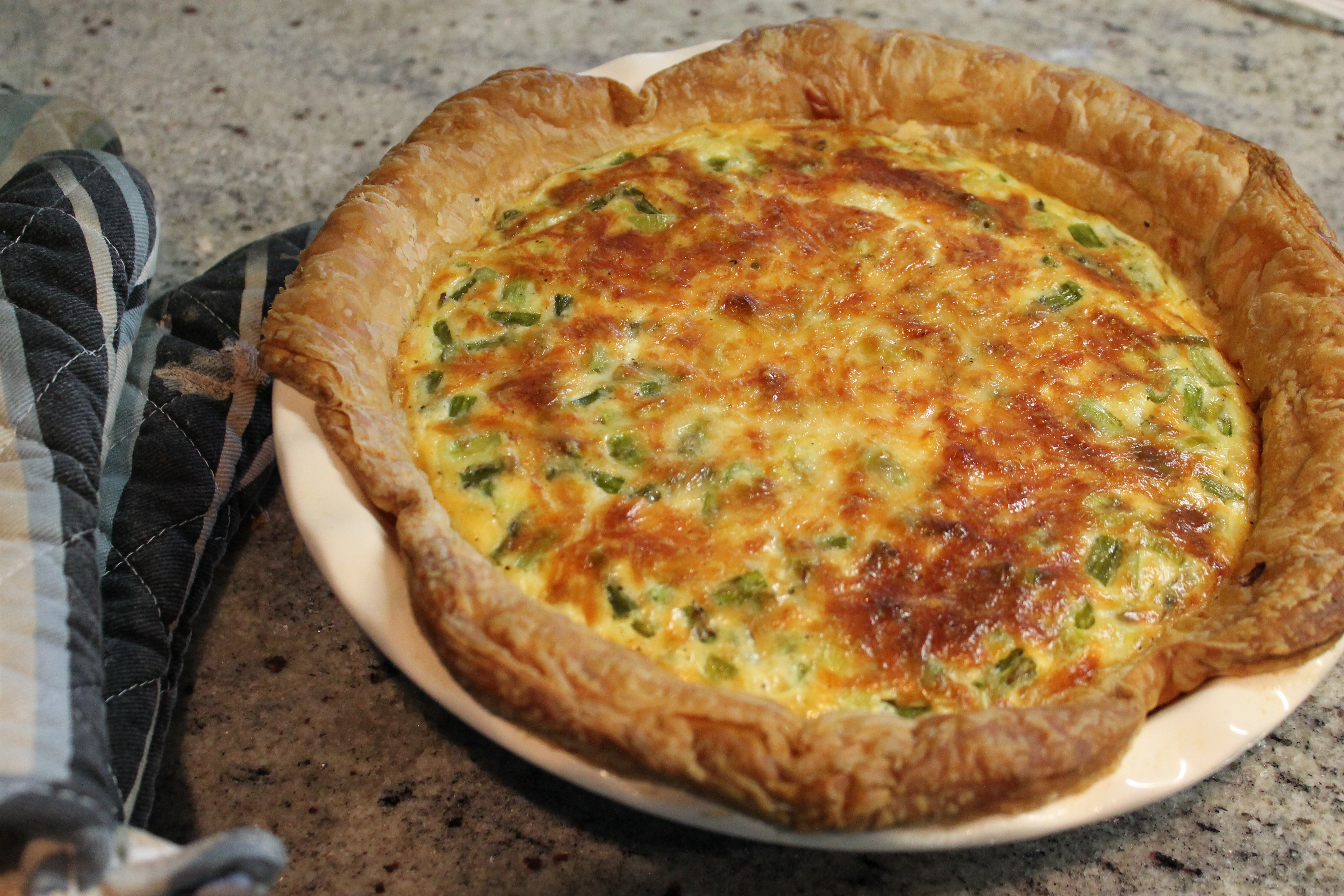 Leek & Asparagus Quiche